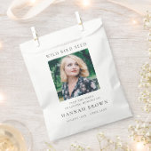 Memorial Wild Bird Seed | Elegant Chic Funeral Bedankzakje (Geknipt)