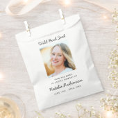 Memorial Wild Bird Seed | Moderne foto-begrafenis Bedankzakje (Geknipt)