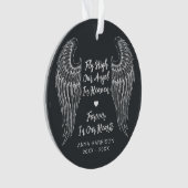 Memorial Wings vliegen hoog in onze hoek Foto Ornament (voorkant)