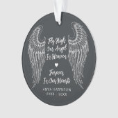 Memorial Wings vliegen hoog in onze hoek Foto Ornament (voorkant)