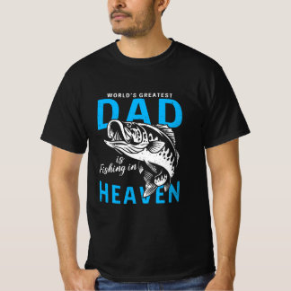 Memorial World Greatest Dad is Gevist in de hemel T-shirt
