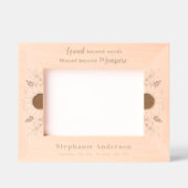 Memorial Zonnebloem Bloemen Custom Houten Afbeeldi Gegraveerde Lijstjes (Voorkant)