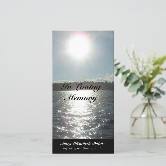 Memoriale Kaarten van de "stille wateren" (Staand voorkant)