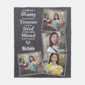 Memorials Keepomwille Family Photo Collage Fleece Deken (Voorkant)