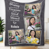 Memorials Keepomwille Family Photo Collage Fleece Deken