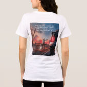 Memórias (Modelo II) Tri-Blend Shirt (Achterkant)