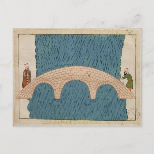 Memorie Turchesche' met de Galata Bridge Briefkaart (Voorkant)