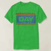 MEMORIELE DAG HERINNEREN EN HONOR T-SHIRT (Design voorkant)