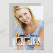 Memories 4 Aankondiging van foto-Afstuderen (Voorkant / Achterkant)