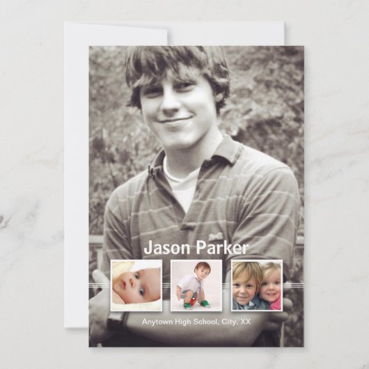 Memories 4 Aankondiging van foto-Afstuderen (Voorkant)