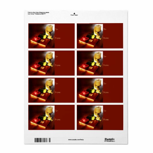 Memories Cadeaulabels Etiket (Full Sheet)