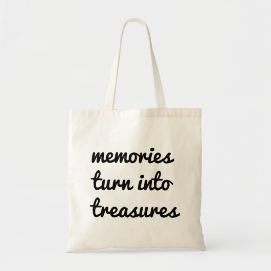 Memories Canvas tas (Voorkant)