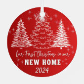 Memories Christmas Metalen Ornament (Achterkant)