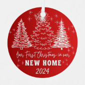Memories Christmas Metalen Ornament (Voorkant)