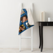 Memories Classic Blue 20 Foto gepersonaliseerd Sherpa Deken (In situ)
