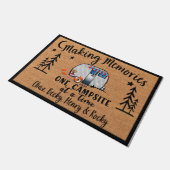 Memories doormat maken, Camping Gepersonaliseerd Deurmat (Schuin)
