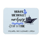 Memories één cruise maken in een tijd-deurokade magneet (Horizontaal)