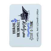 Memories één cruise maken in een tijd-deurokade magneet (Verticaal)