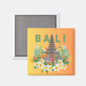 "Memories fascineren: handgemaakte Bali-magneten" Magneet (Voorkant / Achterkant)