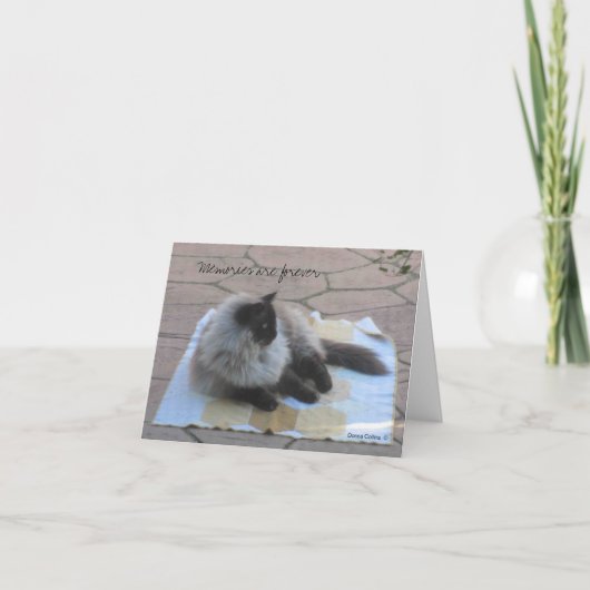 Memories, kaartje voor briefjes kaart (Voorkant)