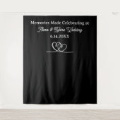 Memories Made at  Wedding Backdrop Photo Prop Wandkleed (Voorkant)