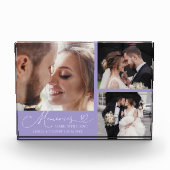 Memories Made with Love Lilac Wedding Fotoblokken (Voorkant)