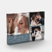 Memories Made with Love Slate Blue Wedding Fotoblokken (Links)