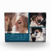 Memories Made with Love Teal Wedding Fotoblokken (Voorkant)
