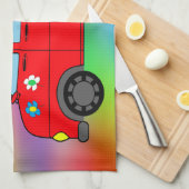 "Memories maken!" Campervan Tea Towel Theedoek (Quarter Fold)