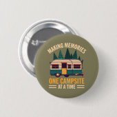 Memories maken op CampSite Ronde Button 5,7 Cm (Voorkant /achterkant)