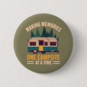 Memories maken op CampSite Ronde Button 5,7 Cm