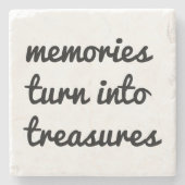 Memories Marble Stone Onderzetter (Voorkant)