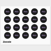 Memories Matter Alzheimer Brain Awareness Support Ronde Sticker (Vel)