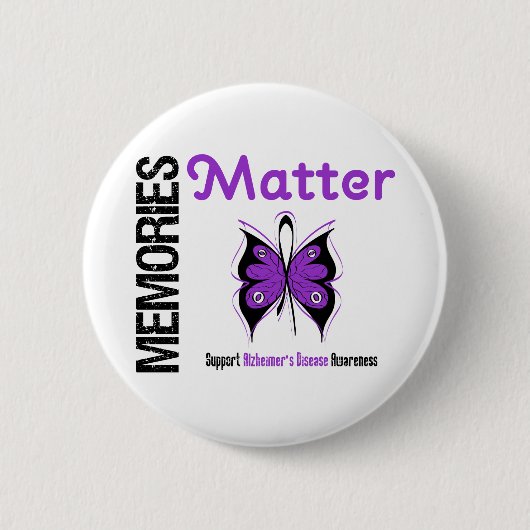 Memories Matter Alzheimer Ronde Button 5,7 Cm (Voorkant)