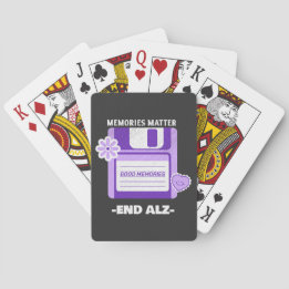 Memories Matter - Alzheimer's Awareness Pokerkaarten