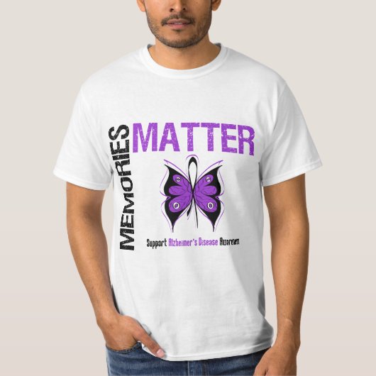 Memories Matters v2 Alzheimer T-shirt (Voorkant)