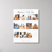 Memories met u | 11 Fotocollage Keepomwille Canvas Afdruk (Voorkant)