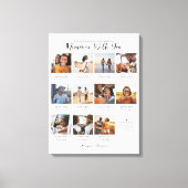 Memories met u | 11 Fotocollage Keepomwille Canvas Afdruk (Voorkant)