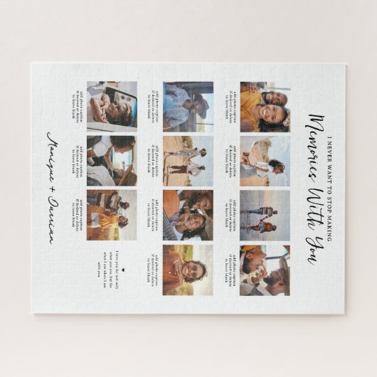 Memories met u | 11 Fotocollage Keepomwille Legpuzzel (Horizontaal)