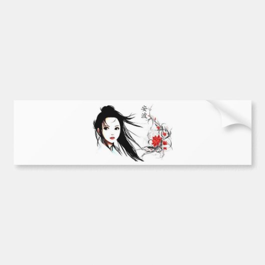 Memories of a Geisha Bumpersticker (Voorkant)