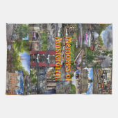 Memories of Amsterdam Photo Collage Theedoek (Horizontaal)