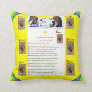 "Memories of Betty Karplus 1925-2021" Pillow Kussen