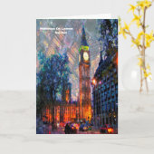 Memories of London Wenskaart Kaart (Gele Bloem)