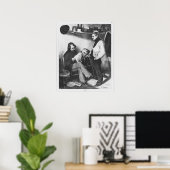 Memories of Sainte-Pelagieillustration Poster (Thuiskantoor)
