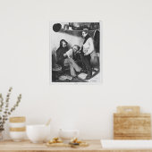Memories of Sainte-Pelagieillustration Poster (Keuken)