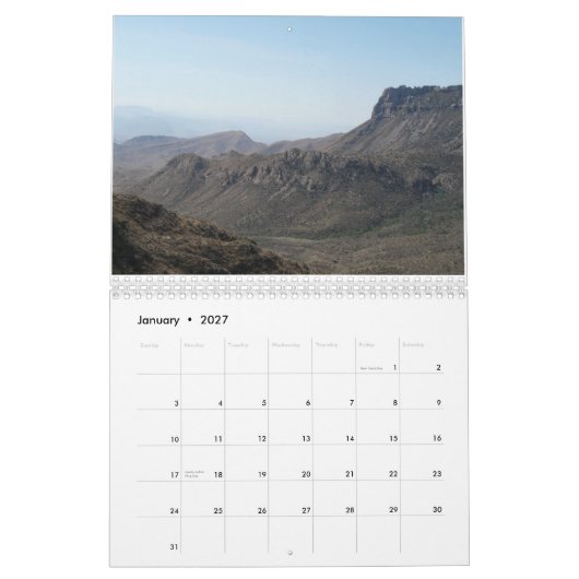 Memories of Texas-Photography Kalender (Jan 2027)
