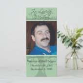 Memories of You Memorial / Herdenking Custom Kaart (Staand voorkant)