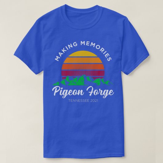 Memories Pigeon Forge Family Vacation 2021 T-shirt (Design voorkant)