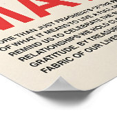 Memories Typography Poster Sentimental Wall Art (Hoek)