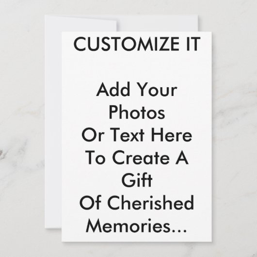 Memories Uitnodiging (Voorkant)